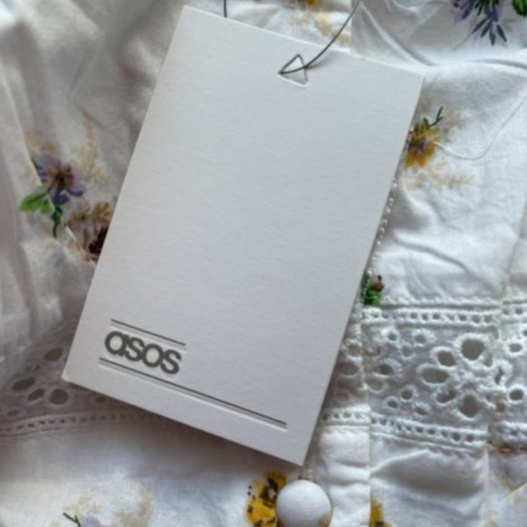 ASOS Design Sleeveless Lace Insert Midi Dress - Picture 8 of 10